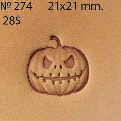 Tool for leather craft. Stamp 274. Size 21x21 mm