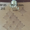 Tool for leather craft. Stamp 85. Size 14x18 mm