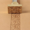Tool for leather craft. Stamp 301. Size 13x20 mm