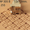 Tool for leather craft. Stamp 305B. Size 12x12 mm
