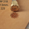 Tool for leather craft. Stamp 318. Size 13 mm