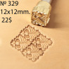 Tool for leather craft. Stamp 329. Size 10x10 mm