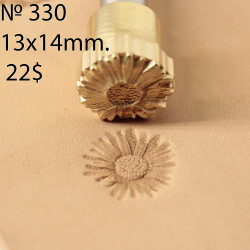 Tool for leather craft. Stamp 330. Size 13x14 mm