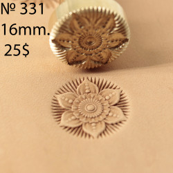 Tool for leather craft. Stamp 331. Size 16 mm