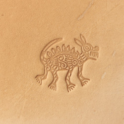 Tool for leather craft. Stamp 334. Size 19x23 mm
