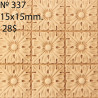 Tool for leather craft. Stamp 337. Size 15x15 mm