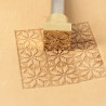 Tool for leather craft. Stamp 343. Size 12x12 mm
