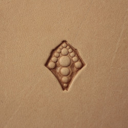 Tool for leather craft. Stamp 353. Size 14x11 mm