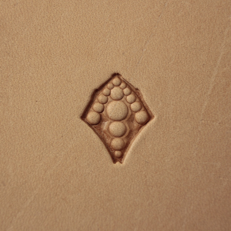 Tool for leather craft. Stamp 353. Size 14x11 mm