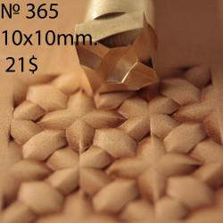 Tool for leather craft. Stamp 365. Size 10x10 mm