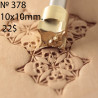 Tool for leather craft. Stamp 378. Size 10x10 mm
