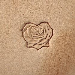 Tool for leather craft. Stamp 384B. Size 17x14 mm