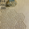 Tool for leather craft. Stamp ES8. East Series. Size 20x25 mm