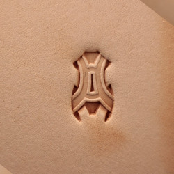 Tool for leather craft. Stamp 404B. Size 16x10 mm