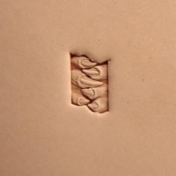 Tool for leather craft. Stamp 406. Size 8x14 mm