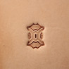 Tool for leather craft. Stamp 408. Size 10x14 mm