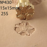 Tool for leather craft. Stamp 430. Size 15x15 mm