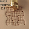 Tool for leather craft. Stamp 437. Size 9x10 mm