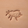 Tool for leather craft. Stamp 448-2. Size 22x14 mm