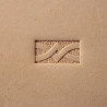 Tool for leather craft. Stamp 450. Size 13x7 mm