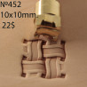 Tool for leather craft. Stamp 452. Size 10x10 mm