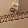 Tool for leather craft. Stamp 464. Size 10x9 mm