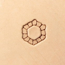 Tool for leather craft. Stamp 467. Size 13x14 mm