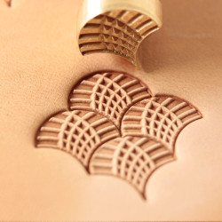 Tool for leather craft. Stamp 482 - Waffle. Size 12x12 mm