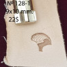Tool for leather craft. Stamp 128-1. Size 9х10 mm