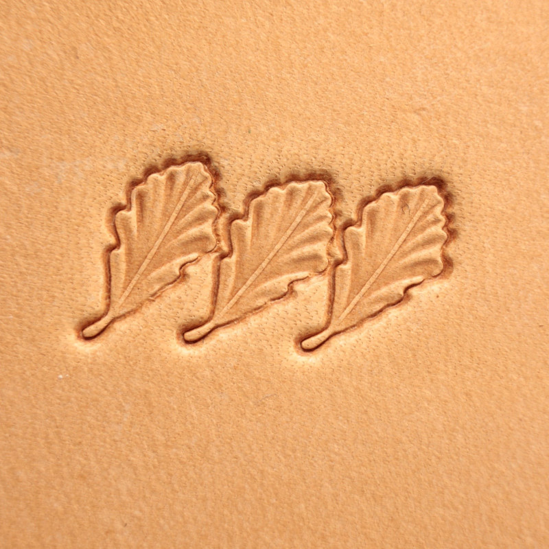 Tooling leather: Oak Leaves with the basic 7 piece tool kit 