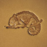Tool for leather craft. Stamp 507 - Chameleon 30x22 mm