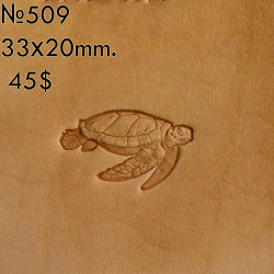 Tool for leather craft. Stamp 508 - wood bison 33x20 mm