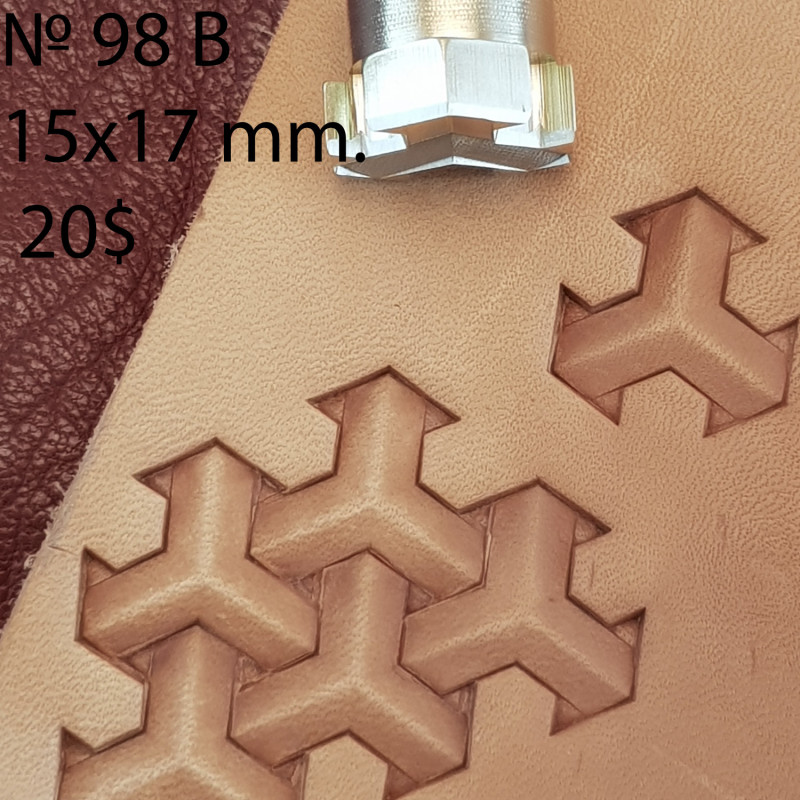 Tool for leather craft. Stamp 98.