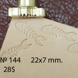 Tool for leather craft. Stamp 144. Size 7х22 mm