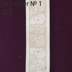 Tool for leather crafts. Belt roller-1. Size 38 mm
