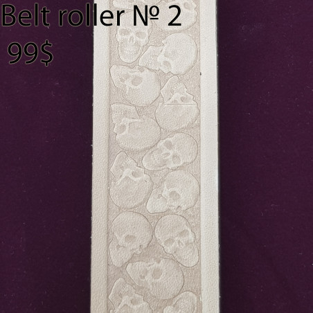 Tool for leather crafts. Belt roller-2. Size 38 mm