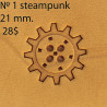 Tool for leather craft. Stamp Steampunk 1. Size 21 mm