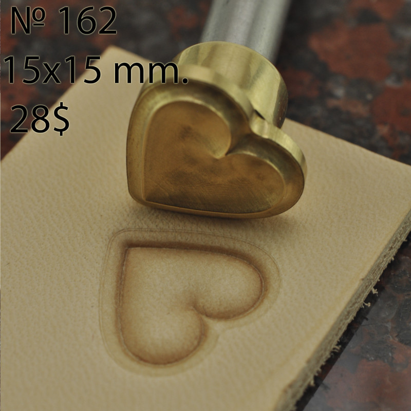 Tool for leather craft. Stamp 162. Size 15х15 mm