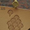 Tool for leather craft. Stamp 164. Size 10х13 mm