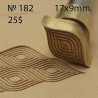 Tool for leather craft. Stamp 182. Size 9x17 mm (design by Gregory Belenky)
