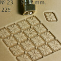 Tool for leather craft. Stamp 23. Size 9x12 mm