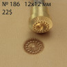 Tool for leather craft. Stamp 185. Size 12x12 mm