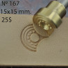 Tool for leather craft. Stamp 167. Size 15x15 mm (design by Gregory Belenky)