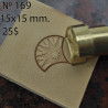 Tool for leather craft. Stamp 169. Size 15x15 mm (design by Gregory Belenky)