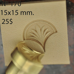 Tool for leather craft. Stamp 170. Size 15x15 mm (design by Gregory Belenky)