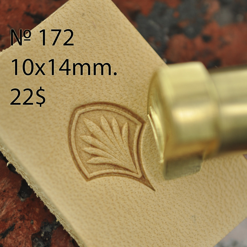 Tool for leather craft. Stamp 172. Size 10x14 mm (design by Gregory Belenky)