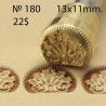 Tool for leather craft. Stamp 180. Size 11x13 mm