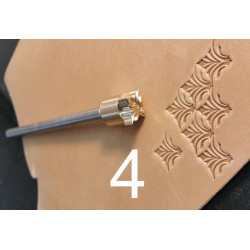 Tool for leather craft. Stamp 4. Size 13x15 mm