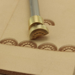 Tool for leather craft. Stamp 196. Size 10x9 mm