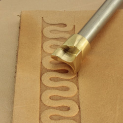 Tool for leather craft. Stamp 206. Size 10x11 mm